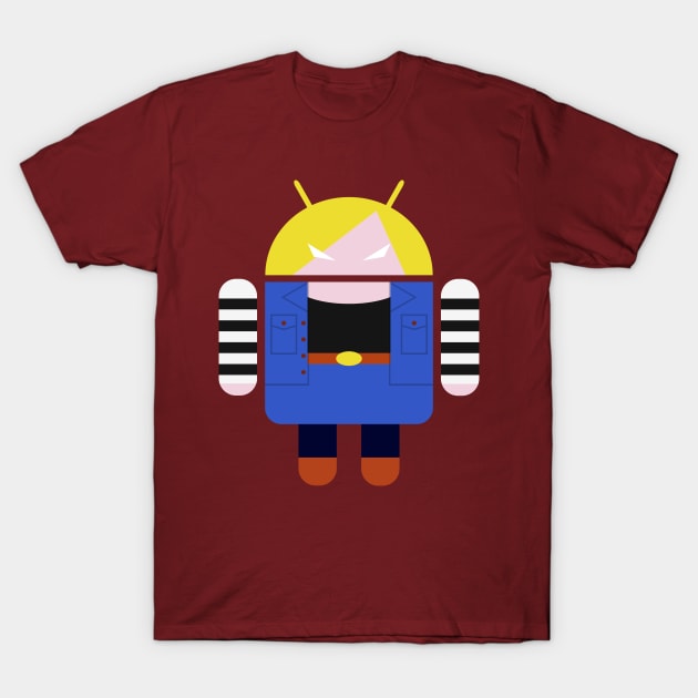 Android 18 T-Shirt by prometheus31